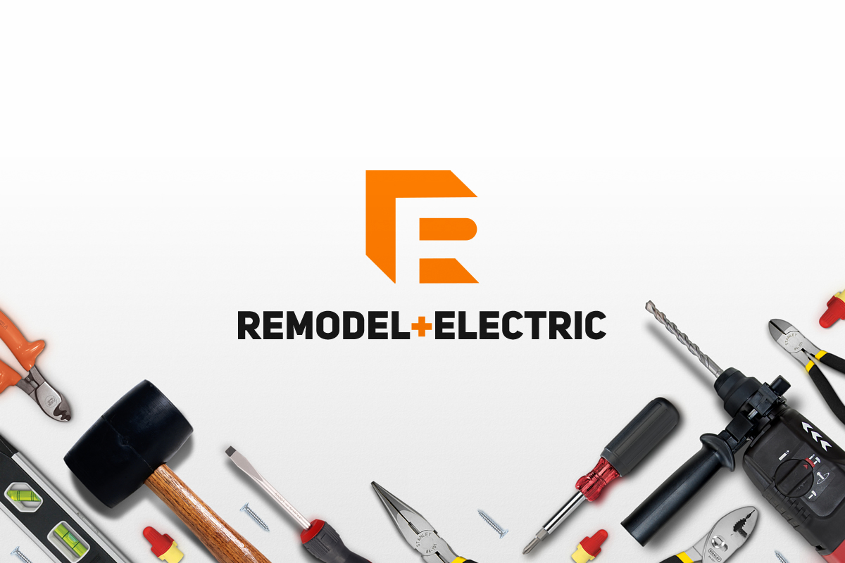 Brand identity for electrical and remodelling company.
